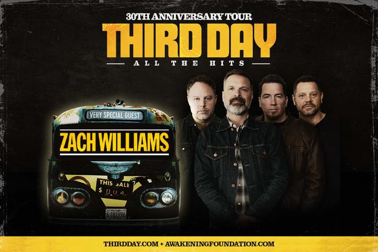 Third Day 30th Anniversary Tour All The Hits with Special Guest Zach Williams