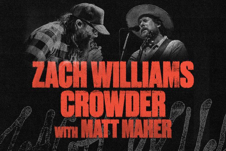 See Zach Williams and Crowder with Matt Maher on tour this fall