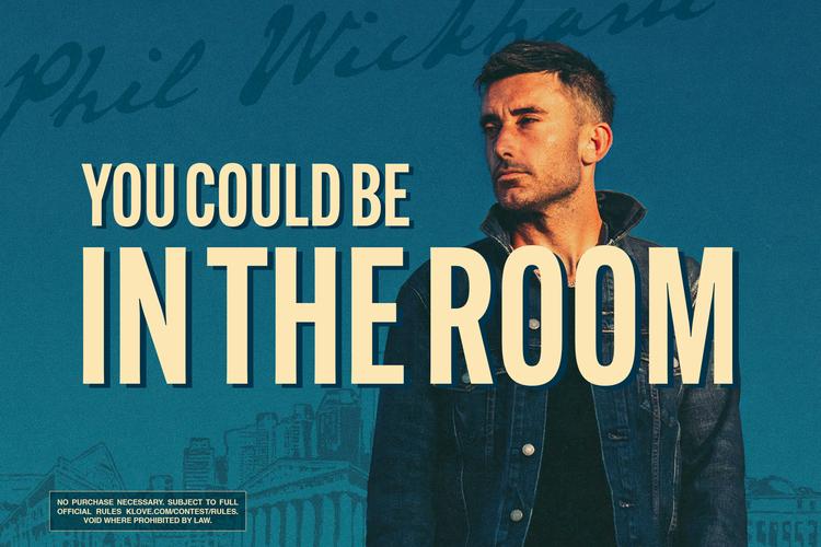 Enter to Win the You Could Be In The Room Phil Wickham Flyaway Sweepstakes