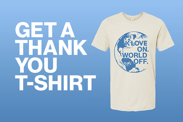 Get a Thank You T-Shirt