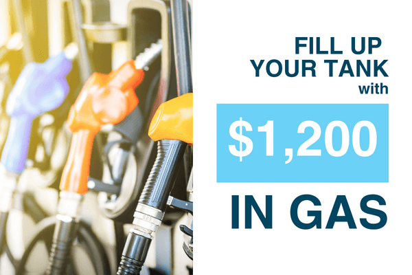 Fill Up Your Tank with $1,200 in Gas