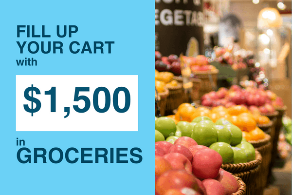 Fill Up Your Cart with $1,500 in Groceries 